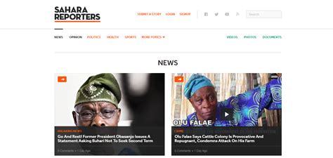 sahara reporters latest news on nigeria